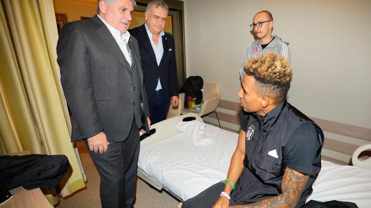 Serdal Adalı’dan Gedson Fernandes’e geçmiş olsun ziyareti Serdal Adalı’dan Gedson Fernandes’e geçmiş olsun ziyareti
