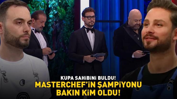 MASTERCHEF 2024 ŞAMPİYONU BAKIN KİM OLDU Onur ve Kerem hünerlerini sergiledi Kupa sahibini buldu