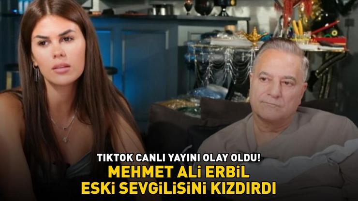 Mehmet Ali Erbil eski sevgilisi Gülseren Ceylanı kızdırdı TİKTOK CANLI YAYININDA GERGİN ANLAR