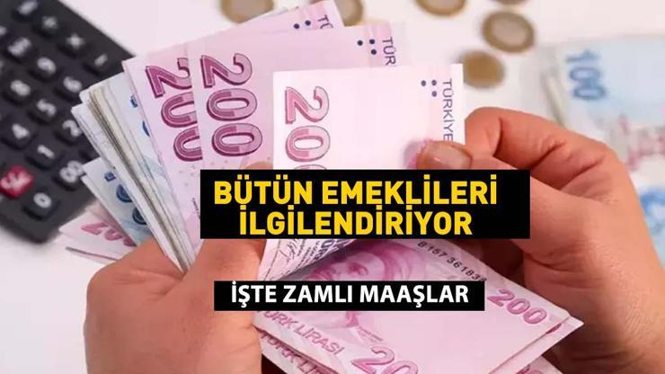 Emekliler dikkat Hemen e-Devletinizi kontrol edin Zamlı aylık, güncel maaş bilgileri sisteme yüklendi