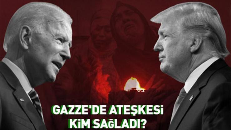 Gazzede ateşkesi kim sağladı Biden ve Trump paylaşamadı | SON DAKİKA GAZZE HABERLERİ