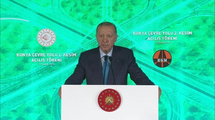 Son dakika haberi | Cumhurbaşkanı Erdoğan: Ulaştırma alanında Konyaya 146,7 milyar liralık yatırım yaptık