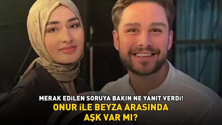 MasterChef şampiyonu Onur ile Beyza aşk mı yaşıyor Bakın merak edilen soruya ne yanıt verdi