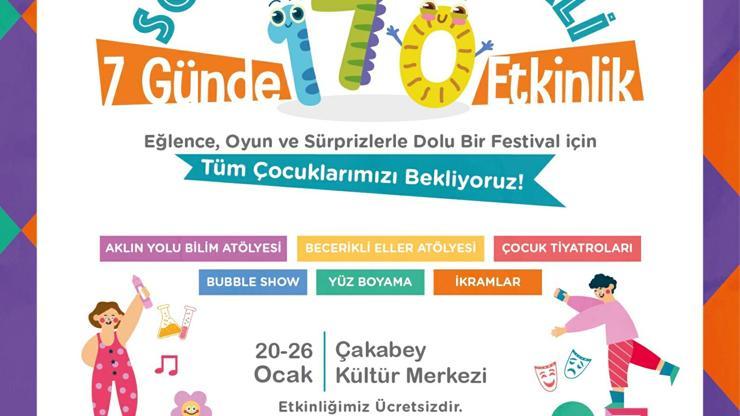 Çeşme'de çocuklar Sömestr Festivali'yle eğlenecek