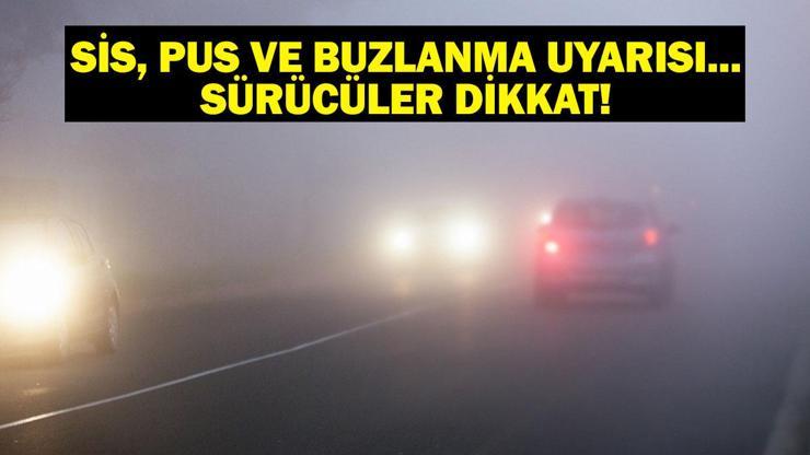 21 Ocak Salı Hava Durumu: Bugün Hava Nasıl Olacak Sis, Pus ve Buzlanma Uyarısı