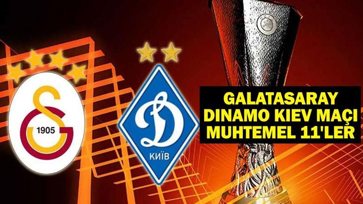 GALATASARAY-DİNAMO KİEV MAÇI TRT 1 CANLI İZLE: Galatasaray-Dinamo Kiev maçı muhtemel 11ler, maç kadrosu