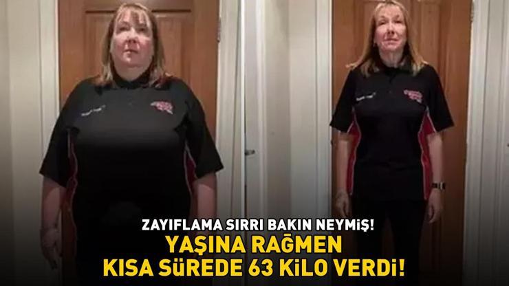 Kısa sürede 63 kilo verdi 57 yaşındaki yaşındaki kadının zayıflama sırrı: Trafik ışığı sistemi kullandım