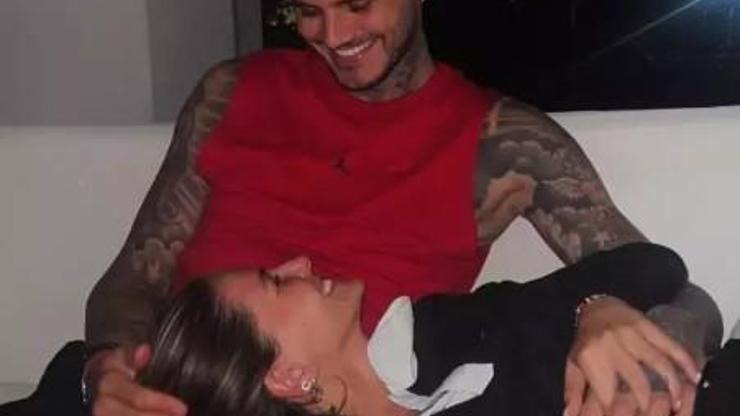 Mauro Icardi ve sevgilisinden romantik poz YORUM YAĞDI