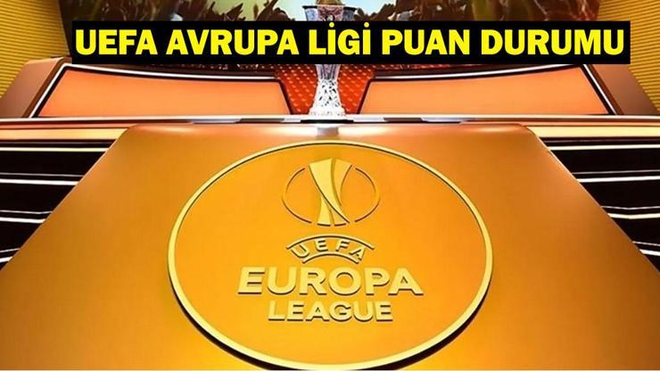 UEFA AVRUPA LİGİ PUAN DURUMU: Galatasaray Avrupa Ligi’nde kaçıncı sırada