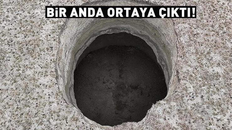 Bir anda ortaya çıktı... Tam 25 metre derinliğinde Bölge halkında büyük panik