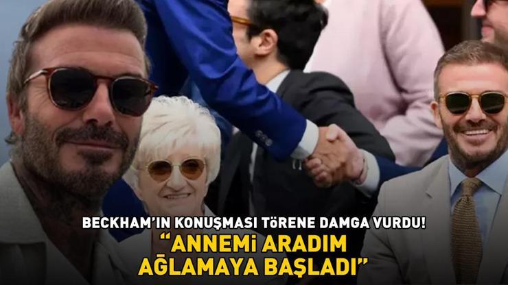 David Beckhamdan törende şaşırtan itiraf: ANNEMİ ARADIM, AĞLAMAYA BAŞLADI