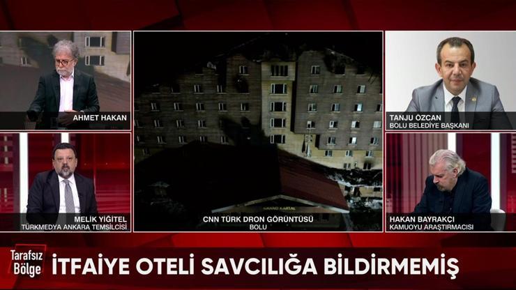 Tanju Özcan CNN Türkte soruları yanıtladı Boludaki otel yangınında sorumlular kim