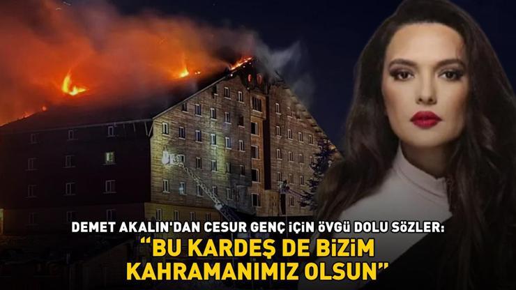 Kartalkayada otelde yangın faciası Demet Akalından cesur genç için övgü dolu sözler: Bu kardeş de bizim kahramanımız olsun