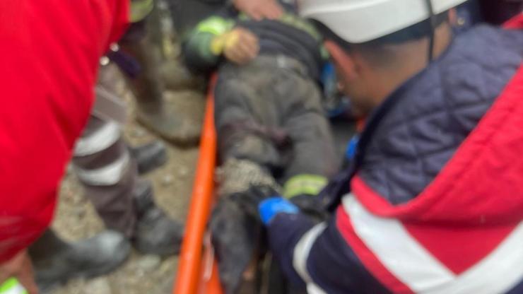 Maden ocağında üzerlerine taş düşen 2 işçiden 1’i yaralandı