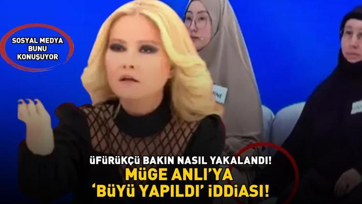 MÜGE ANLI CANLI YAYININDA ŞOKE EDEN ANLAR Büyü yapıldı iddiası sosyal medyayı karıştırdı Üfürükçü bakın nasıl yakalandı