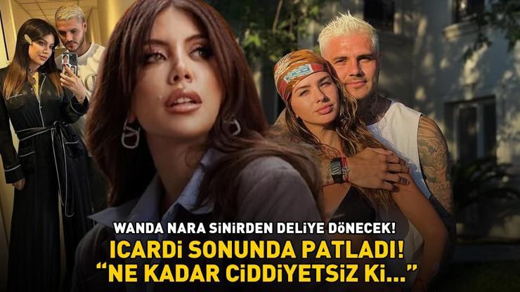 Galatasarayın yıldızı Mauro Icardi sonunda patladı Wanda Nara sinirden deliye dönecek Ne kadar ciddiyetsiz ki...