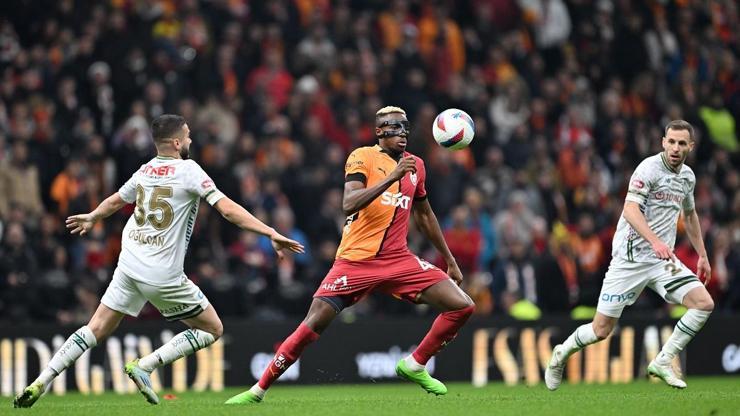 Aslan, evinde hata yapmadı Galatasaray 1-0 Konyaspor Maç Özeti