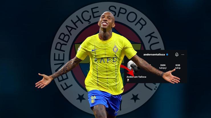 SON DAKİKA | Anderson Talisca sosyal medya hesabından transferi duyurdu Fenerbahçe taraftarları heyecanlandı...