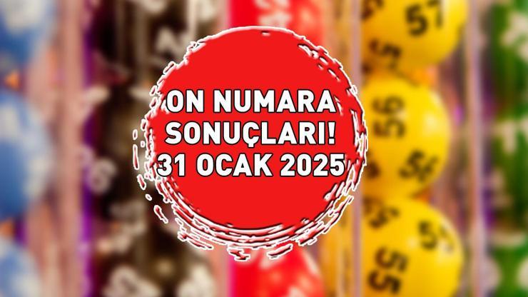 ON NUMARA SONUÇ SORGULAMA EKRANI 31 OCAK 2025 |  Milli Piyango Online On Numara sonuçları TIKLA ÖĞREN