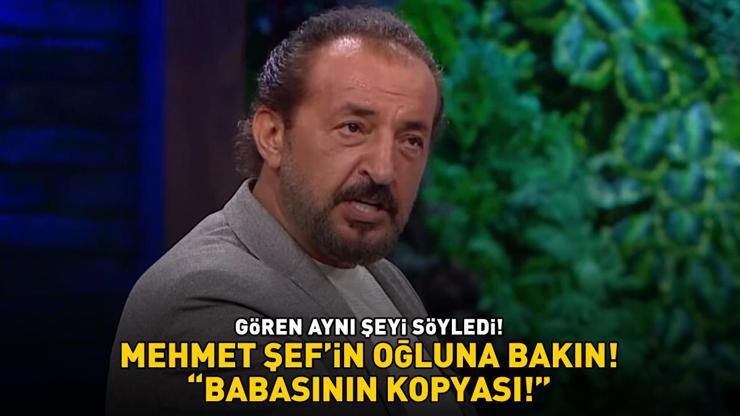 MasterChef jürisi Mehmet Yalçınkayanın oğluna bakın Gören aynı şeyi söyledi: BABASININ KOPYASI