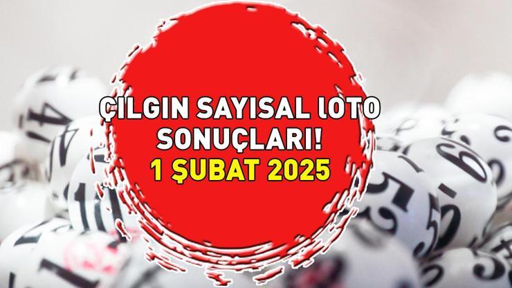 ÇILGIN SAYISAL LOTO SONUÇLARI AÇIKLANDI 1 ŞUBAT 2025 | 556.652.674 TL büyük ikramiyeli Çılgın Sayısal Loto sonuçları nasıl öğrenilir