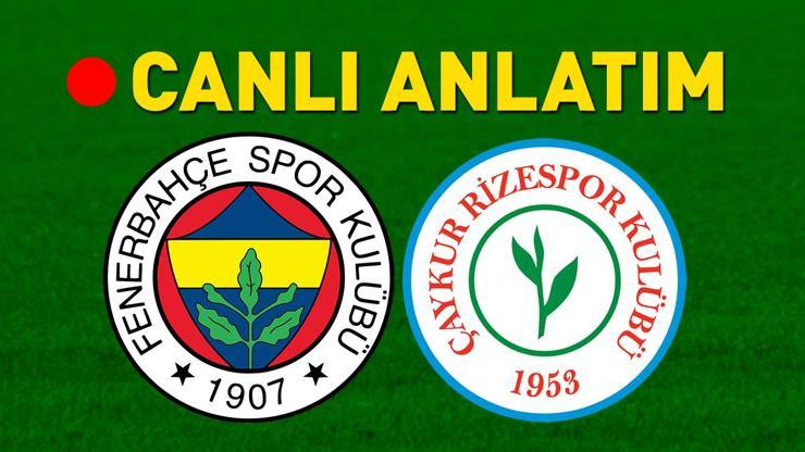 Fenerbahçe - Çaykur Rizespor maçı öncesi son gelişmeler Yeni transferler oynayacak mı