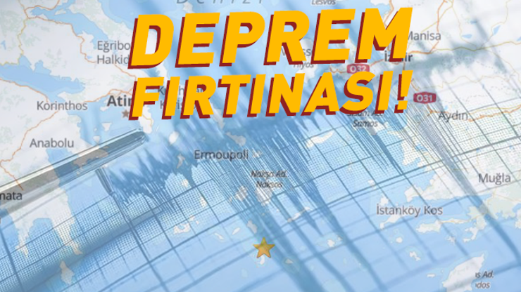 Son Dakika Deprem Haberleri... Ege Denizinde Deprem Fırtınası: 400ün Üzerinde Sarsıntı Kaydedildi