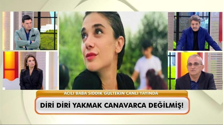 Pınar Gültekinin acılı babasından canlı yayında yürek dağlayan sözler