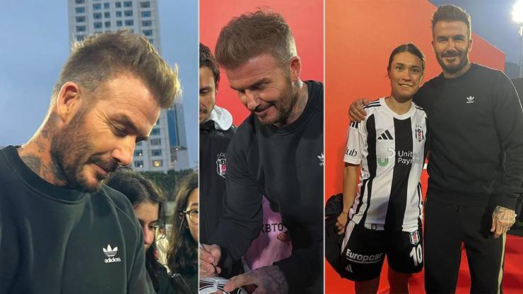 David Beckham ve ailesi İstanbula geldi Efsane futbolcudan Beşiktaşın tesislerine ziyaret...