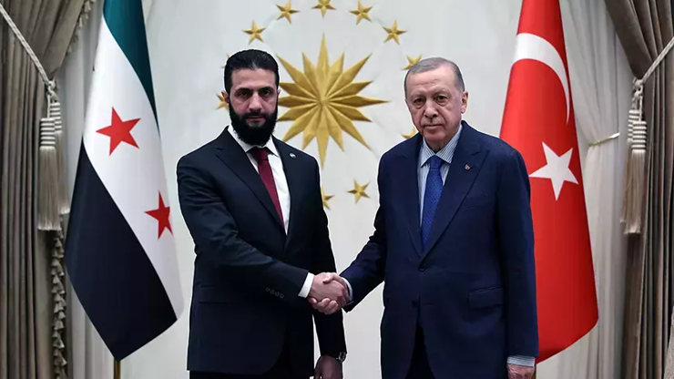 SON DAKİKA... Tarihi ziyaret Erdoğan ile Şara görüşmesi sona erdi