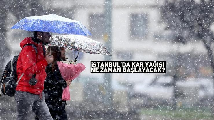 İstanbula kar ne zaman yağacak Saat verildi, günlerce sürecek