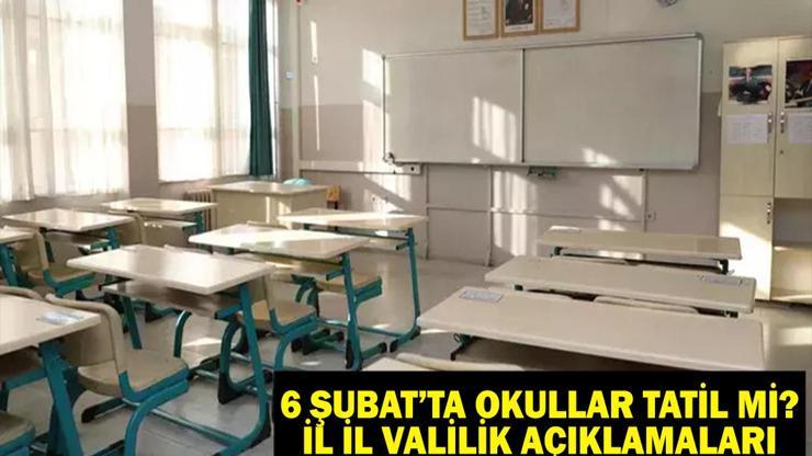 BUGÜN OKULLAR TATİL Mİ 6 Şubat Bugün Okullar Tatil Mi 6 Şubat Depremlerinin 2. Yıl Dönümü...