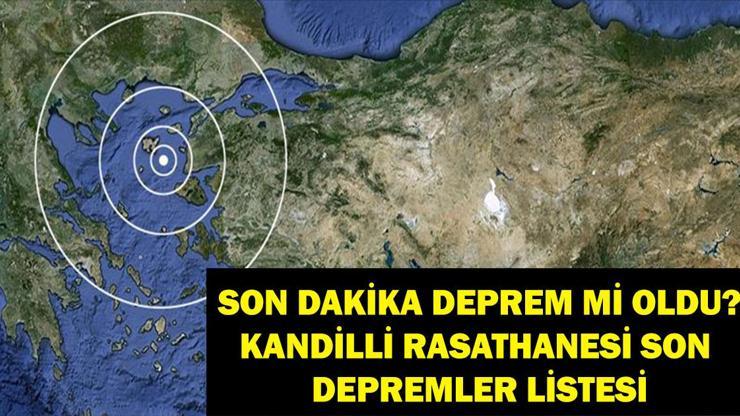 SON DAKİKA DEPREM 12 Şubat Egede deprem mi oldu, nerede, kaç şiddetinde Kandilli Rasathanesi Son Depremler Listesi