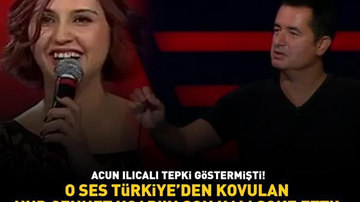 Acun Ilıcalı diskalifiye etmişti O Ses Türkiyeden kovulan Nur Cennet Uçarın son hali şoke etti