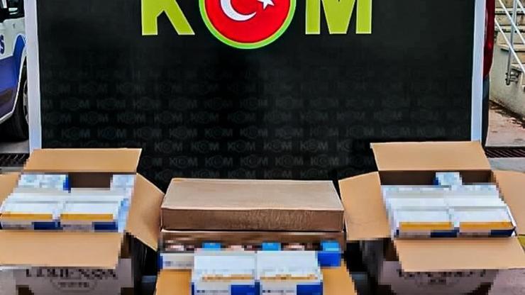 Manisa'da 3 milyon 960 bin dolu ve boş makaron ele geçirildi Manisa'da 3 milyon 960 bin dolu ve boş makaron ele geçirildi