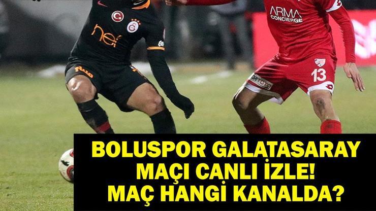 CANLI & ŞİFRESİZ İZLE Bolu Galatasaray Maçı Hangi Kanalda, Saat Kaçta Boluspor Galatasaray İlk 11