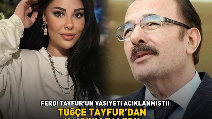 Ferdi Tayfur’un vasiyeti açıklanmıştı TUĞÇE TAYFURDAN KAYYUM TALEBİ