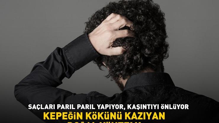 KEPEĞİN KÖKÜNÜ KAZIYAN YÖNTEM 1 kaşık yetiyor: Saçları parıl parıl yapıyor, kaşıntı ve pullanmayı önlüyor