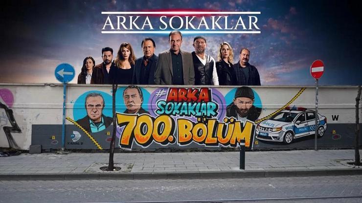 Arka Sokaklara özel grafiti Dizinin 700. bölümü sokak kültürüyle kutlandı