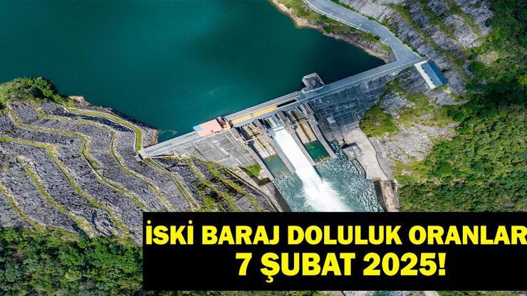 İSKİ BARAJ DOLULUK ORANLARI: 7 Şubat İSKİ baraj doluluk oranı ne İstanbul baraj doluluk oranı kaç, arttı mı