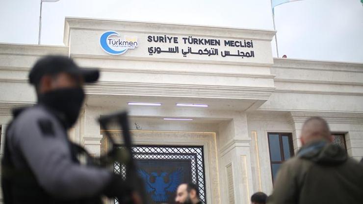 Suriyede Türkmen Meclisi binası törenle hizmete açıldı