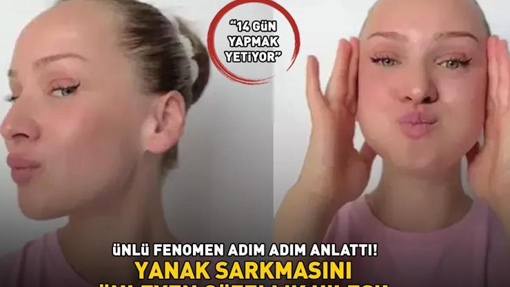 Yanak sarkmasını önleyen güzellik hilesi TikTok fenomeni adım adım anlattı: 14 gün yapmak yetiyor