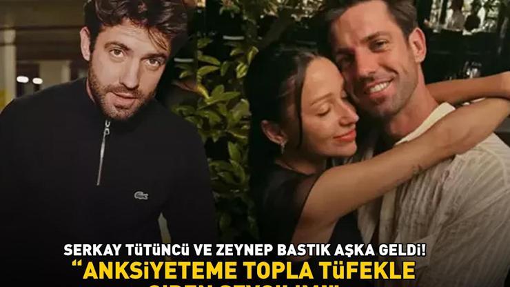 Eski Survivor Serkay Tütüncü ile Zeynep Bastık sosyal medyada aşka geldi: ANKSİYETEME TOPLA TÜFEKLE GİDEN SEVGİLİM