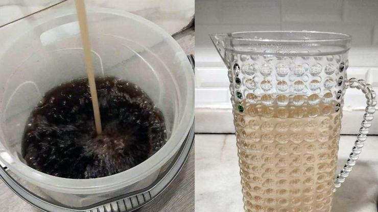 İstanbul'da musluklardan kirli su aktı vatandaş isyan etti İstanbul'da musluklardan kirli su aktı vatandaş isyan etti