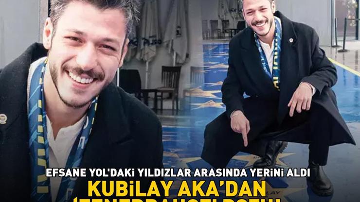 İnci Tanelerinin Cihanı Kubilay Akadan Fenerbahçe pozu Efsane Yol’daki yıldızlar arasında yerini aldı