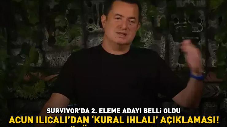 Survivorda 2. eleme adayı belli oldu Acun Ilıcalıdan kural ihlali tepkisi 6 ödülden men edildi