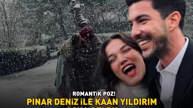 Pınar Deniz - Kaan Yıldırım çiftinden romantik poz GÖREN BİR DAHA BAKTI