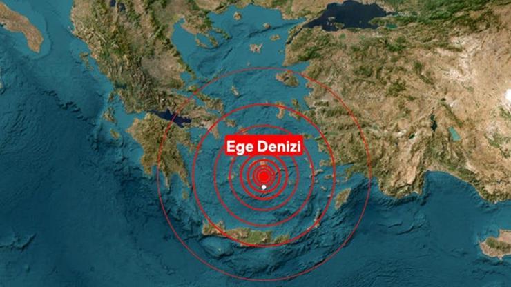 Son dakika: Ege yine sallandı 4,5 büyüklüğünde bir deprem daha