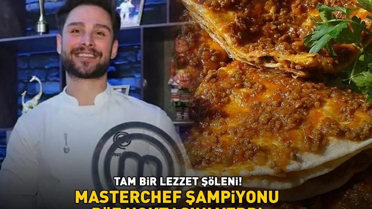 MasterChef şampiyonu Onur Üresin püf noktasını verdi Tam bir lezzet şöleni Kayseri yağlaması böyle olur