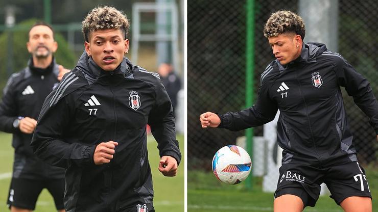 Elan Ricardo, Beşiktaştaki ilk antrenmanına çıktı